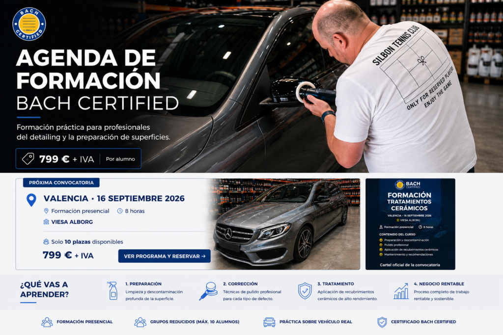 Curso BACH Certified – Valencia – 16 de septiembre de 2026